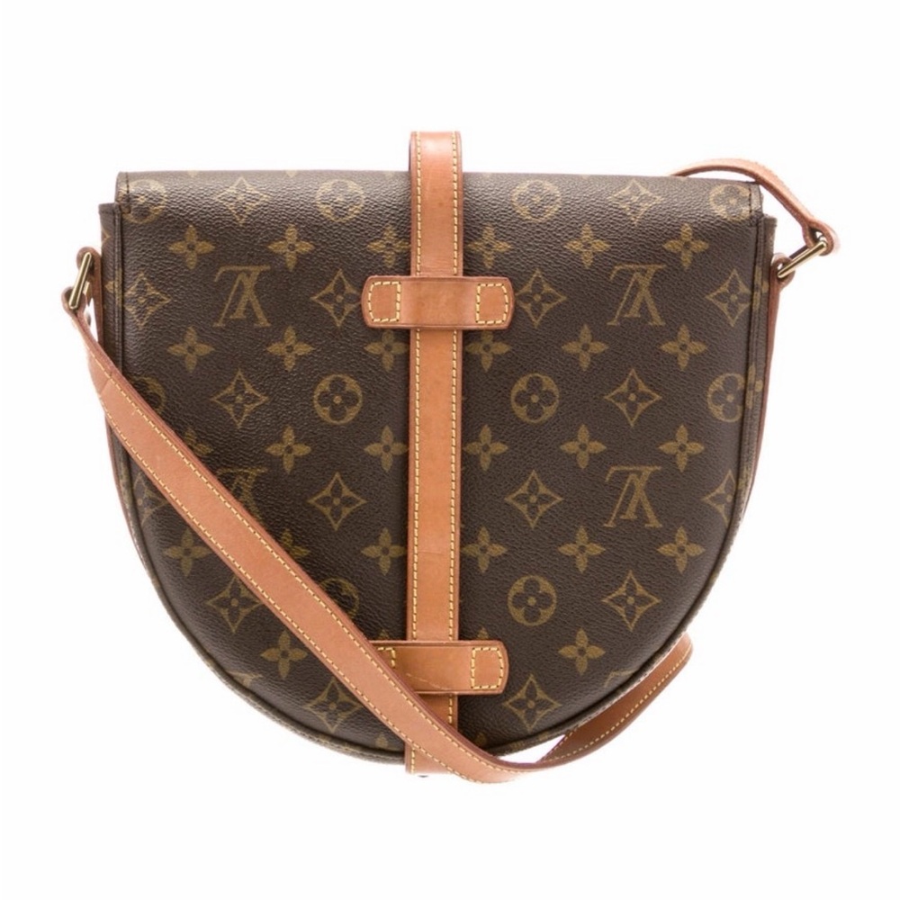 Louis Vuitton Brown Monogram Crossbody Saddle Bag - Picture 2 of 8